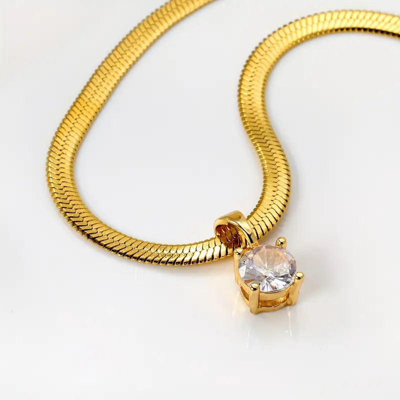 Elegante Halskette Valentina | Gold
