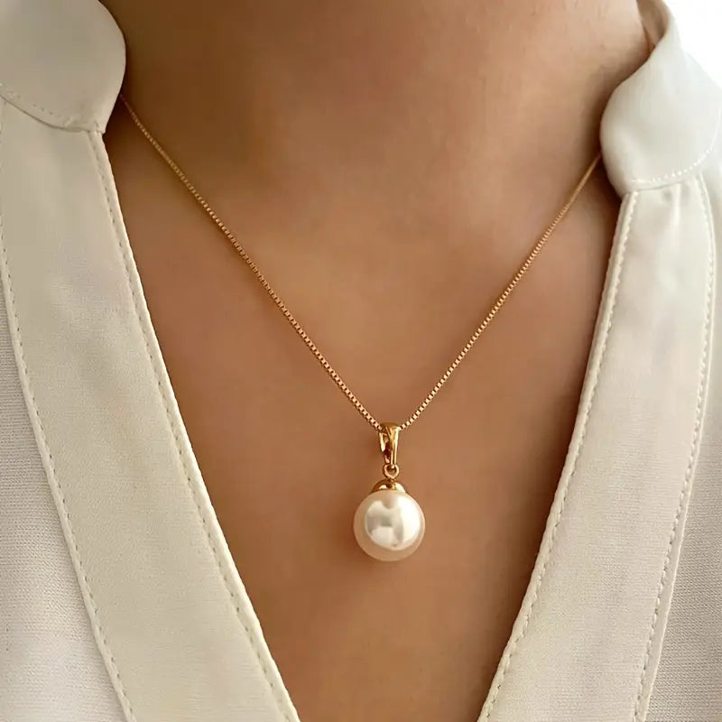 Goldene Anmut Perlenschmuck-Set | Gold