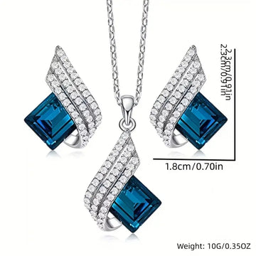 Schmuckset Aurora Blau