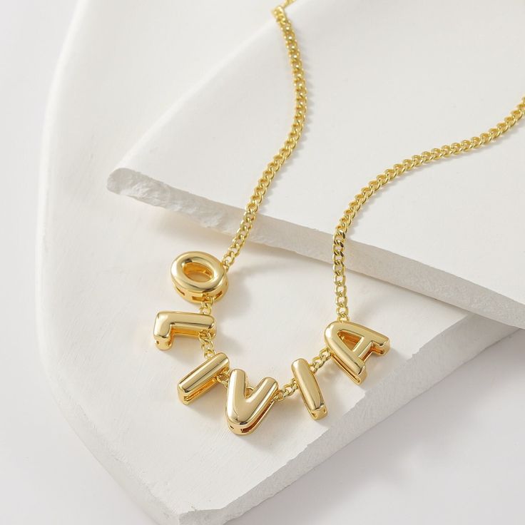 Brigitte Atelier Namens-Bubble-Kette
