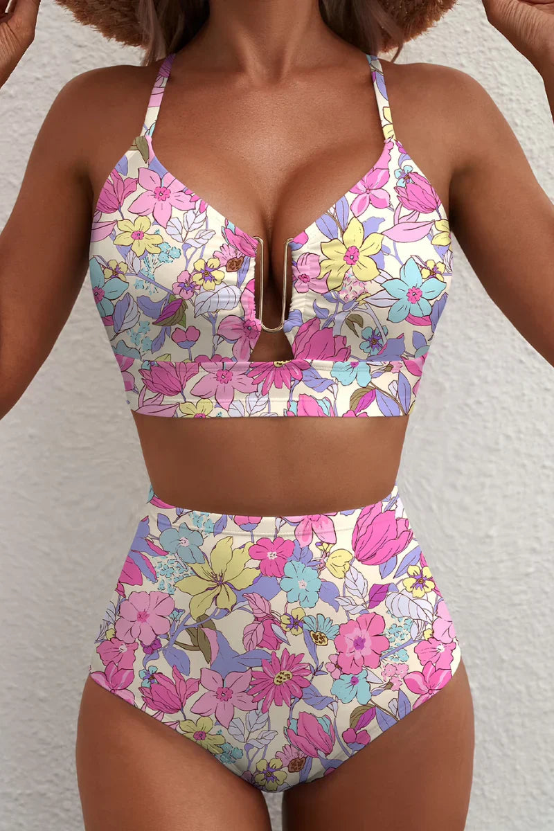 Fiona - Eleganter Figurformender Hochtaillen-Bikini