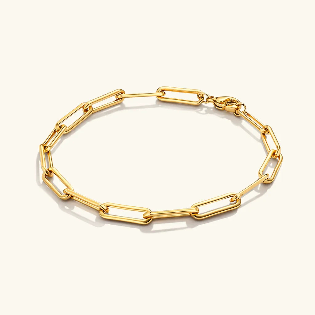 Eloise Gold Büroklammer Armband