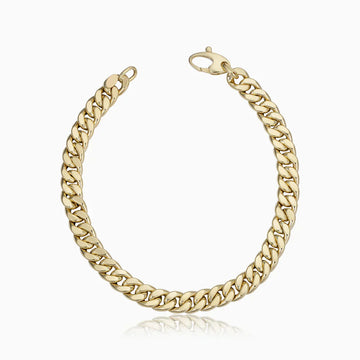 Klassisches Cuban-Armband | Gold