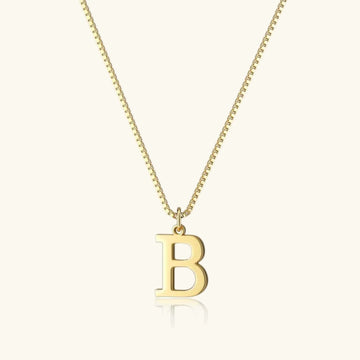 Therese Buchstaben Initial Gold Kette