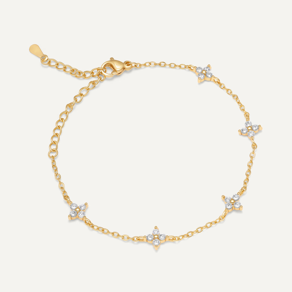 Brigitte Atelier Mini-Kleeblatt-Armband