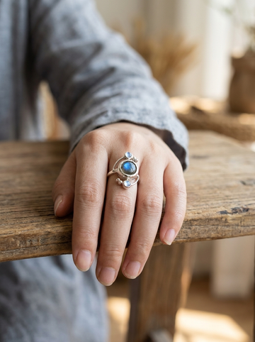 Blauer Ozean Ring™ – Glanz & Eleganz