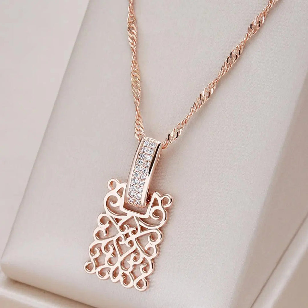Elegante Goldkette mit Mandala