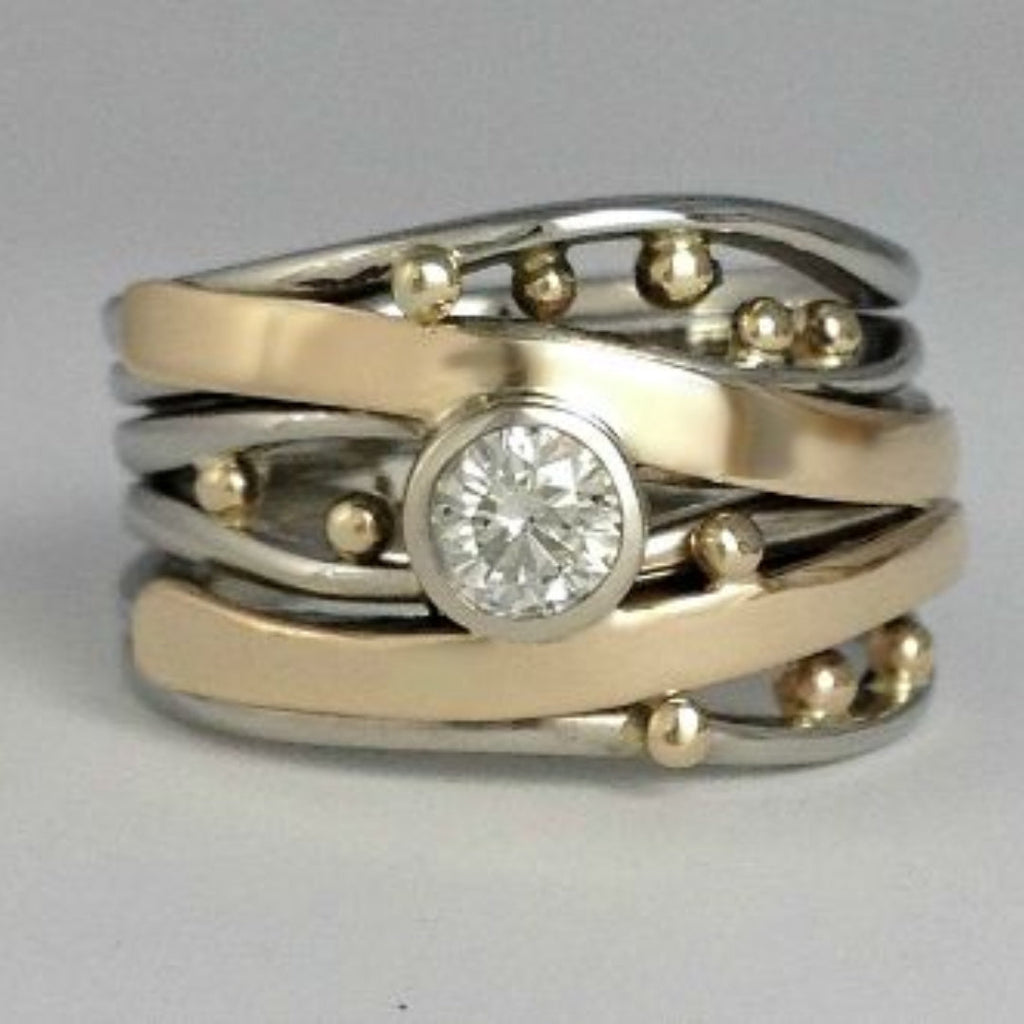 Inkrustierter Goldring™ – Vintage-Glanz