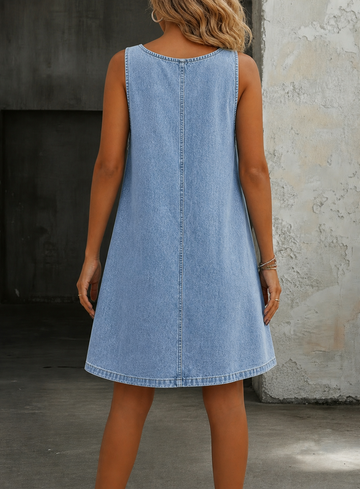Lisa | Lässiges Denim-Overall-Kleid