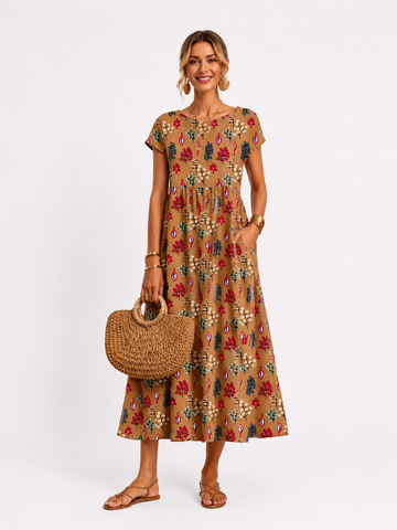 Florene | Kurzärmeliges Sommerkleid