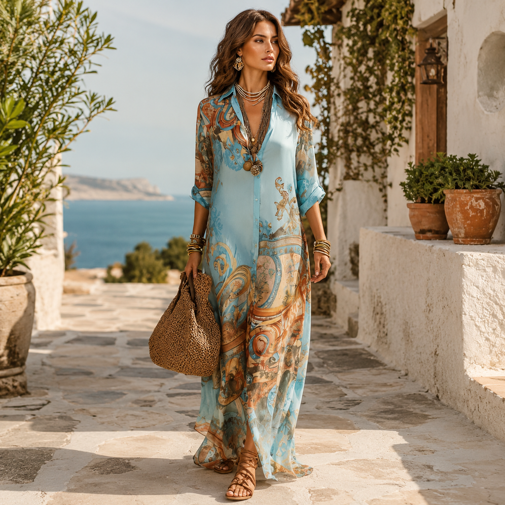 Serena | Hemdkleid Mediterraneo