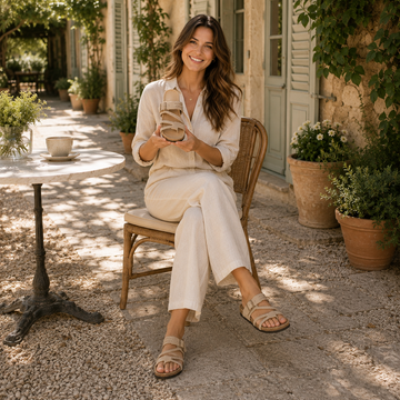 Zebei™- Anatomisch Gewebte Sandalen aus Kork