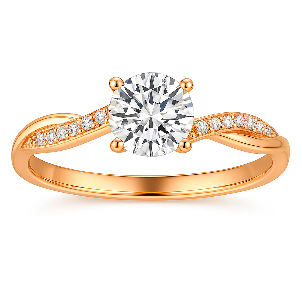 Eleganter Goldener Ring "Janes"