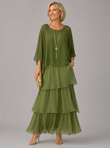 Matilda | Elegantes Fließendes Maxikleid
