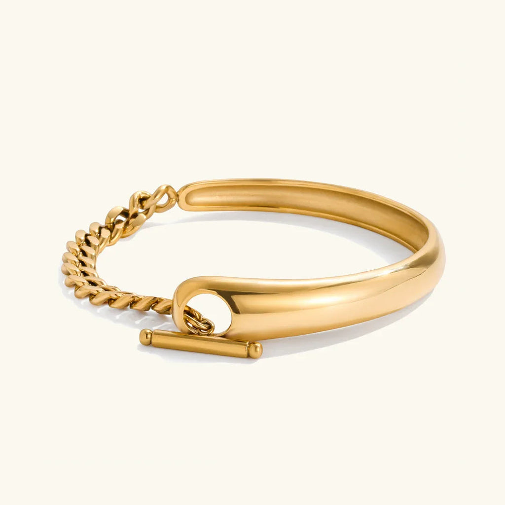 Myrna Ketten Gold Armreif