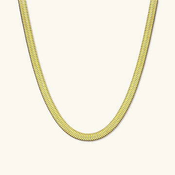 Elysian Gold Fischgrät Kette