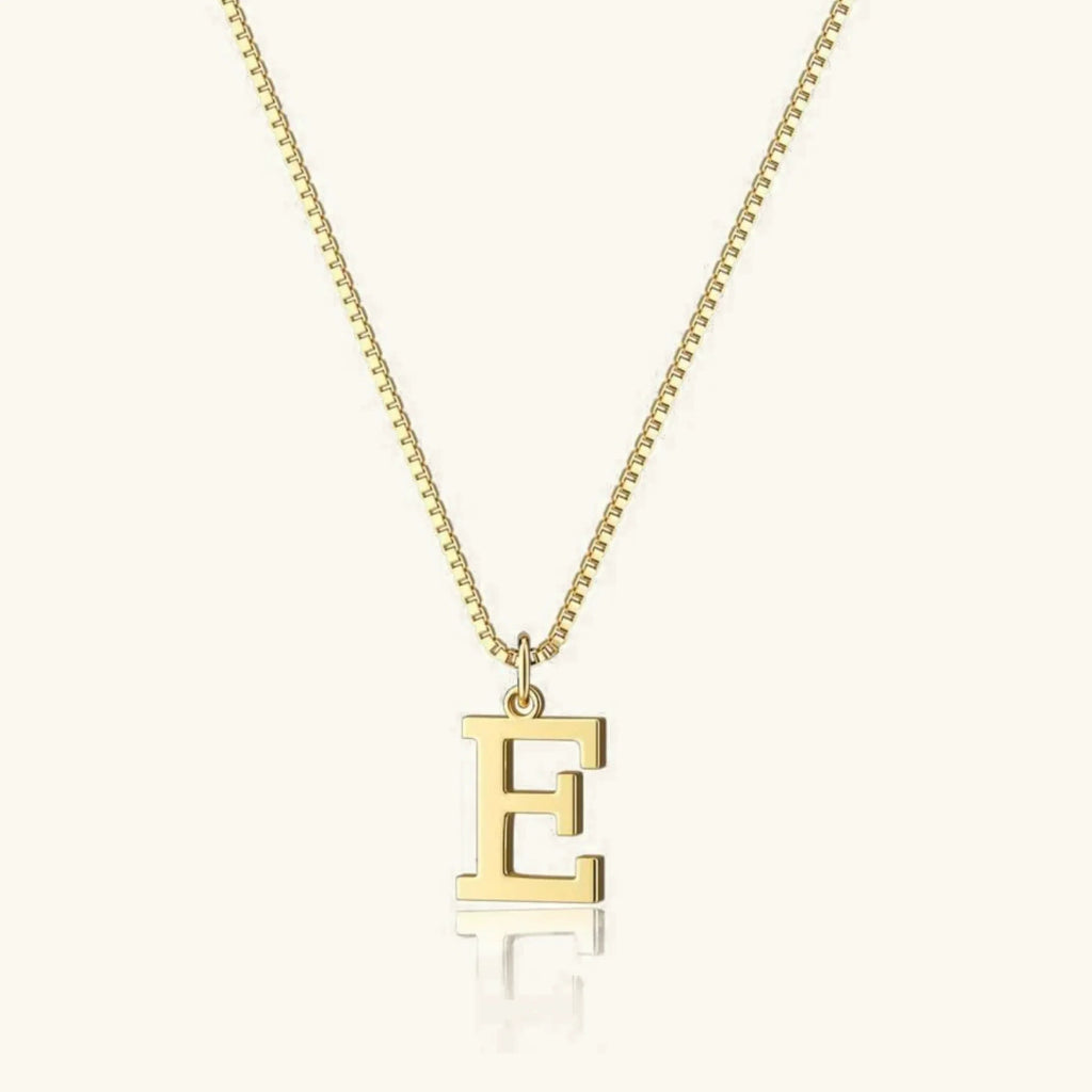 Therese Buchstaben Initial Gold Kette