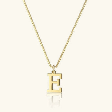 Therese Buchstaben Initial Gold Kette