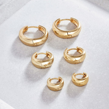 Rue Hoops | Gold