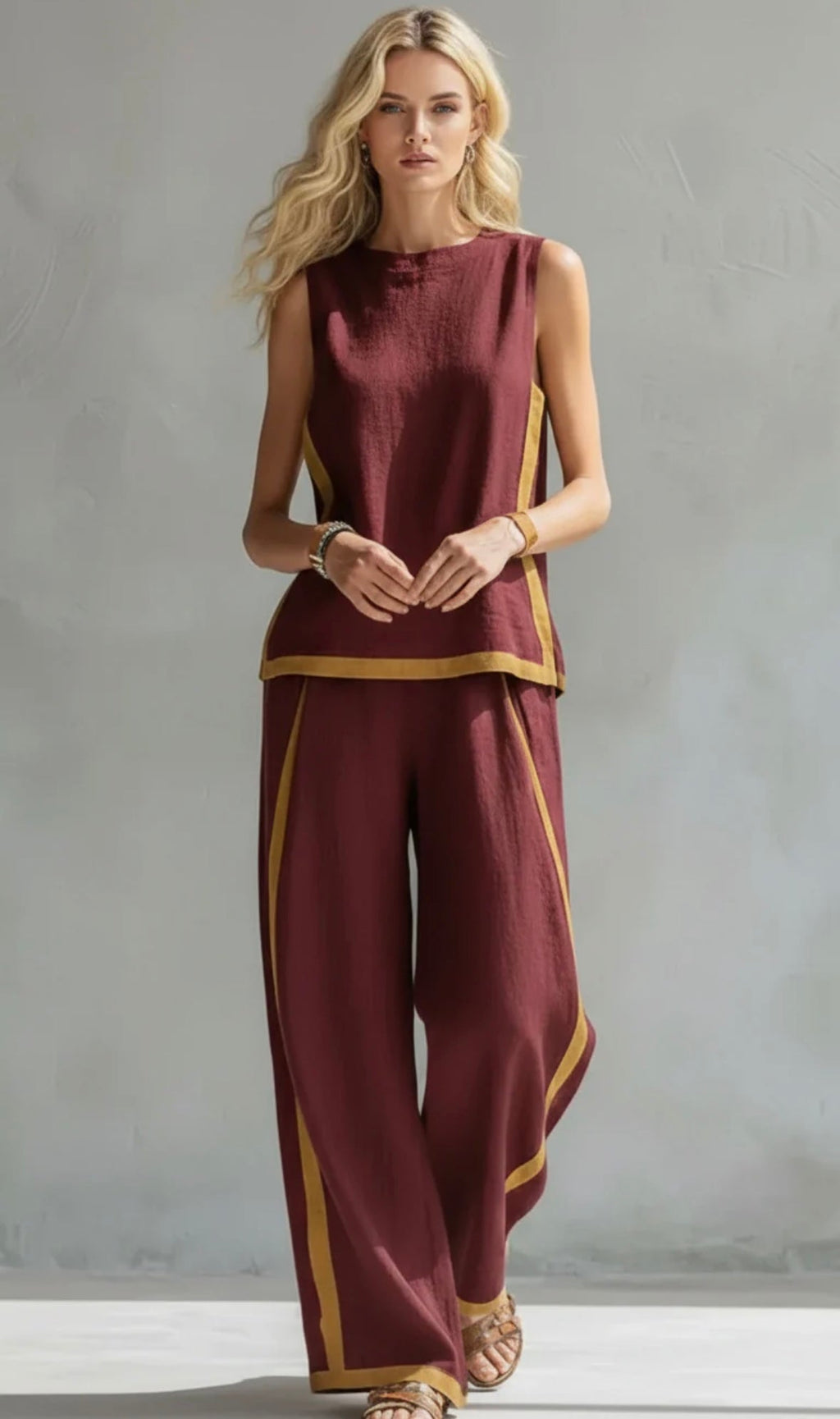 Shania™ Casual-Chic Zweiteiliges Set