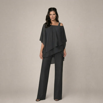 Tessie | Elegantes Set mit Lagenbluse