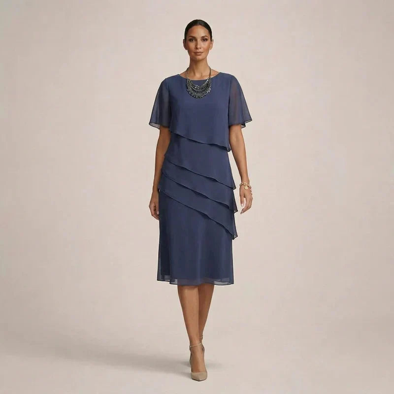 MARA | Elegantes Rüschens Kleid mit schmeichelhaftem Komfort