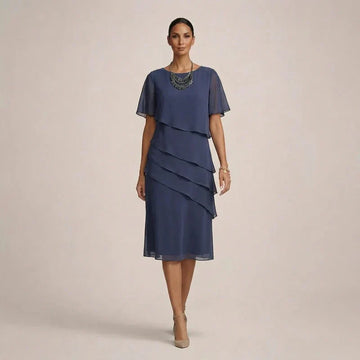 MARA | Elegantes Rüschens Kleid mit schmeichelhaftem Komfort