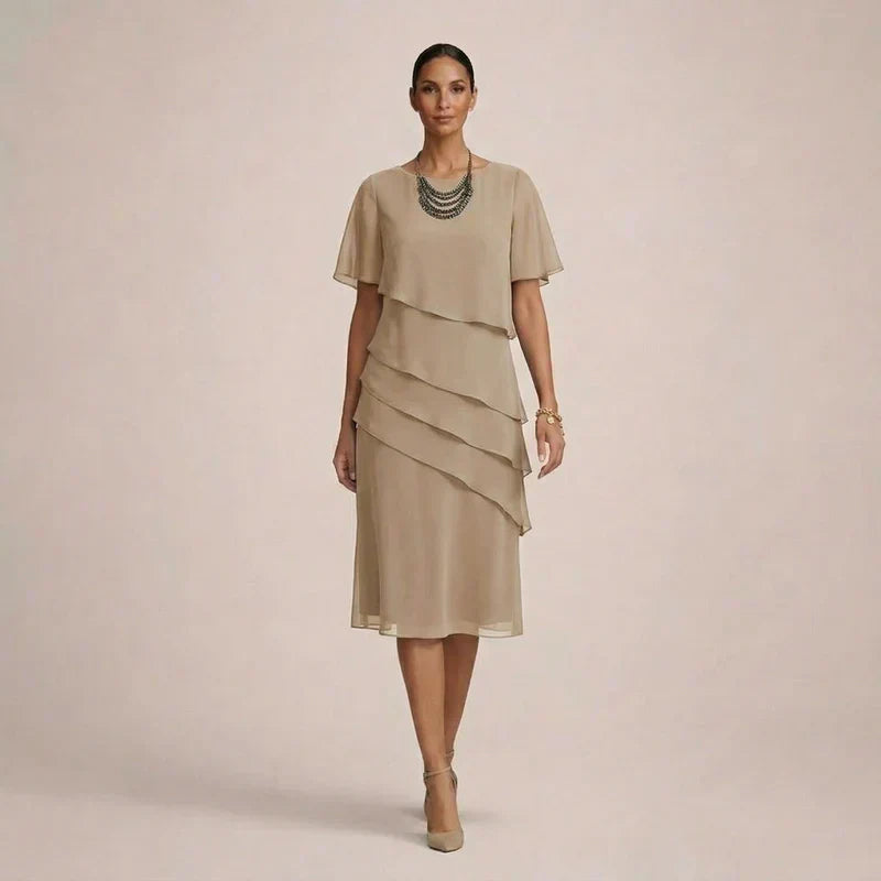 MARA | Elegantes Rüschens Kleid mit schmeichelhaftem Komfort