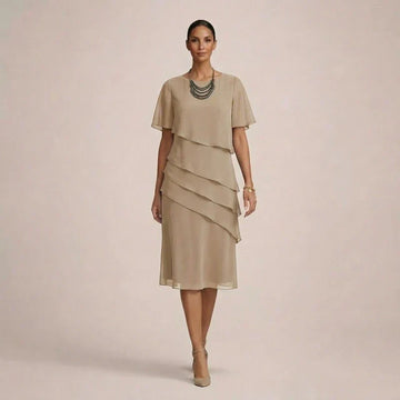 MARA | Elegantes Rüschens Kleid mit schmeichelhaftem Komfort