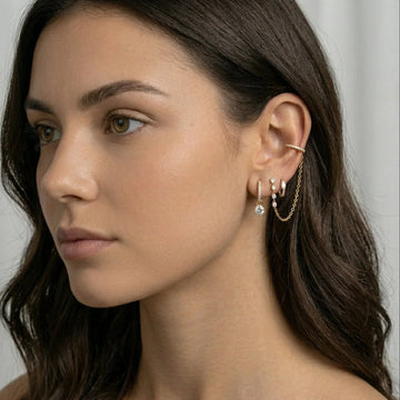 Blake Wendbare Diamant Creolen