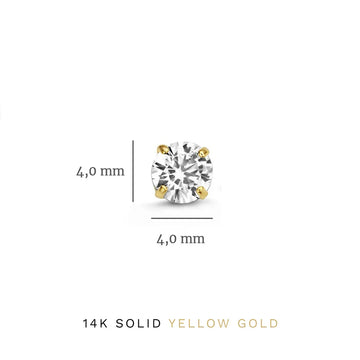 Dara Brillane Stein-Ohrringe-Set | Gold
