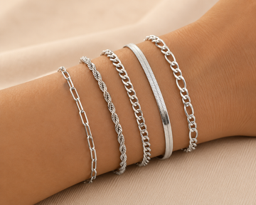 Ellis™ | Goldenes Armband-Set