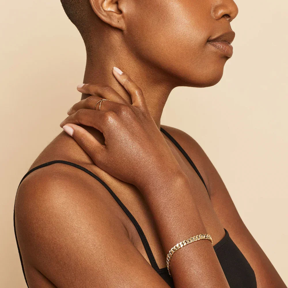 Klassisches Cuban-Armband | Gold