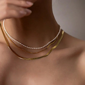 Avaria Süßwasserperlen Choker