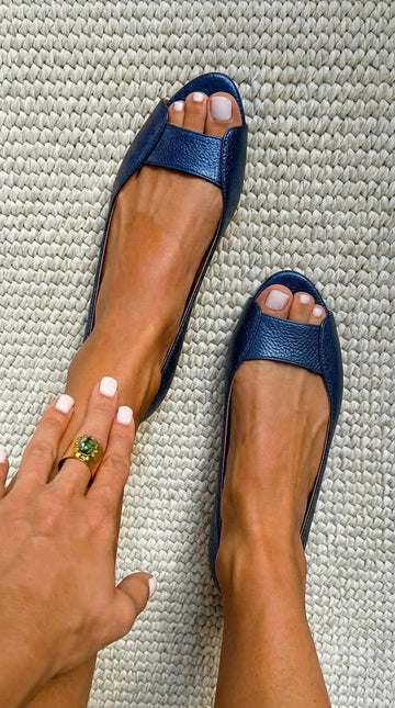 Adelina | Goldene Komfortsandalen mit stützendem Fußbett