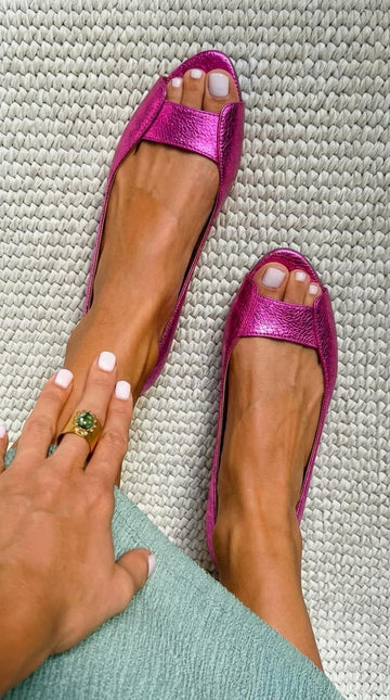 Adelina | Goldene Komfortsandalen mit stützendem Fußbett
