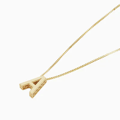 Liebesbrief-Initialen-Kette | Gold