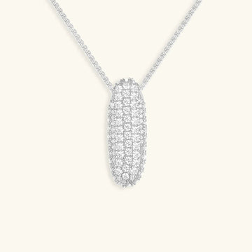 Initialen-Diamantkette mit Blasenschrift