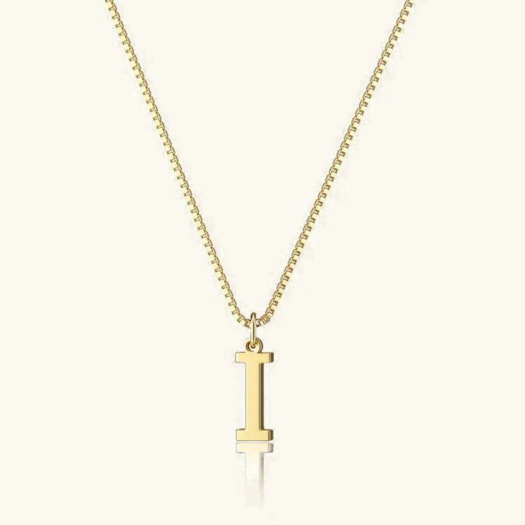 Therese Buchstaben Initial Gold Kette