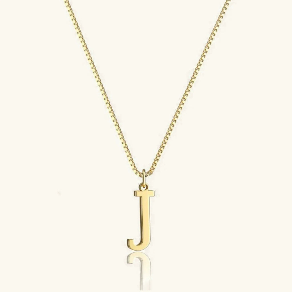 Therese Buchstaben Initial Gold Kette