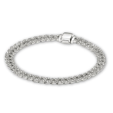 Pavé Cuban-Armband | Gold