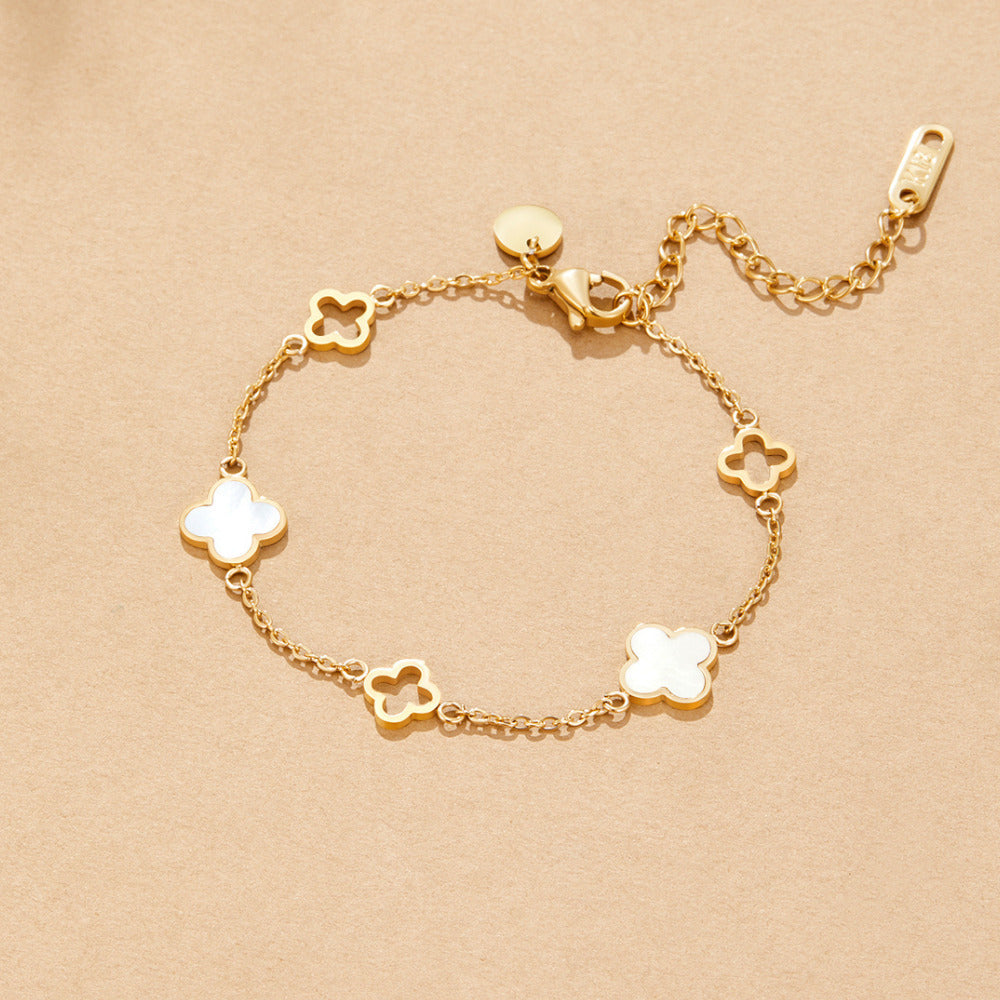 Lucia Kleeblatt Armband
