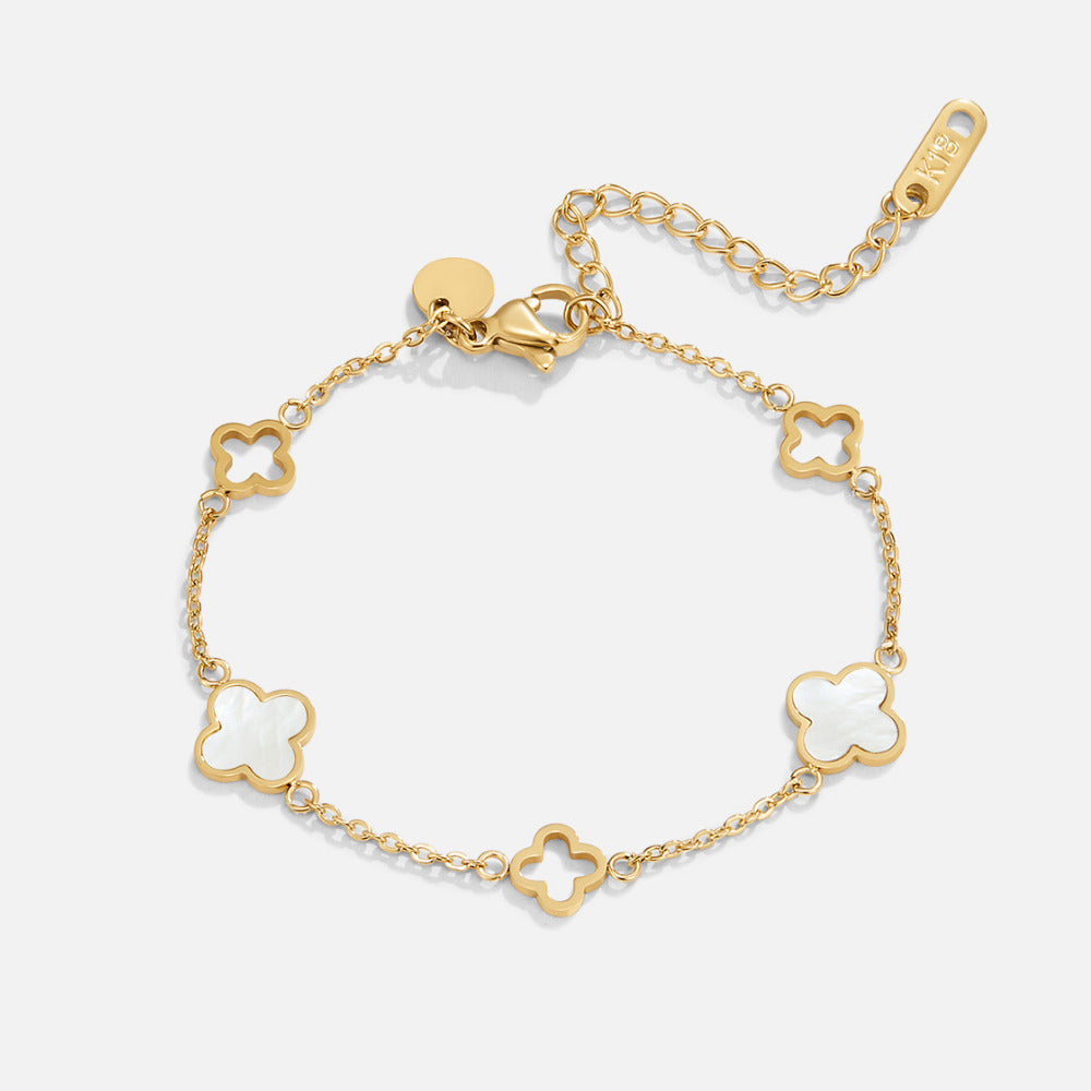 Lucia Kleeblatt Armband