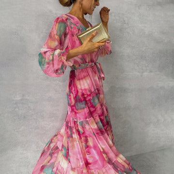 Hazel | Wickelkleid mit Blumenmuster