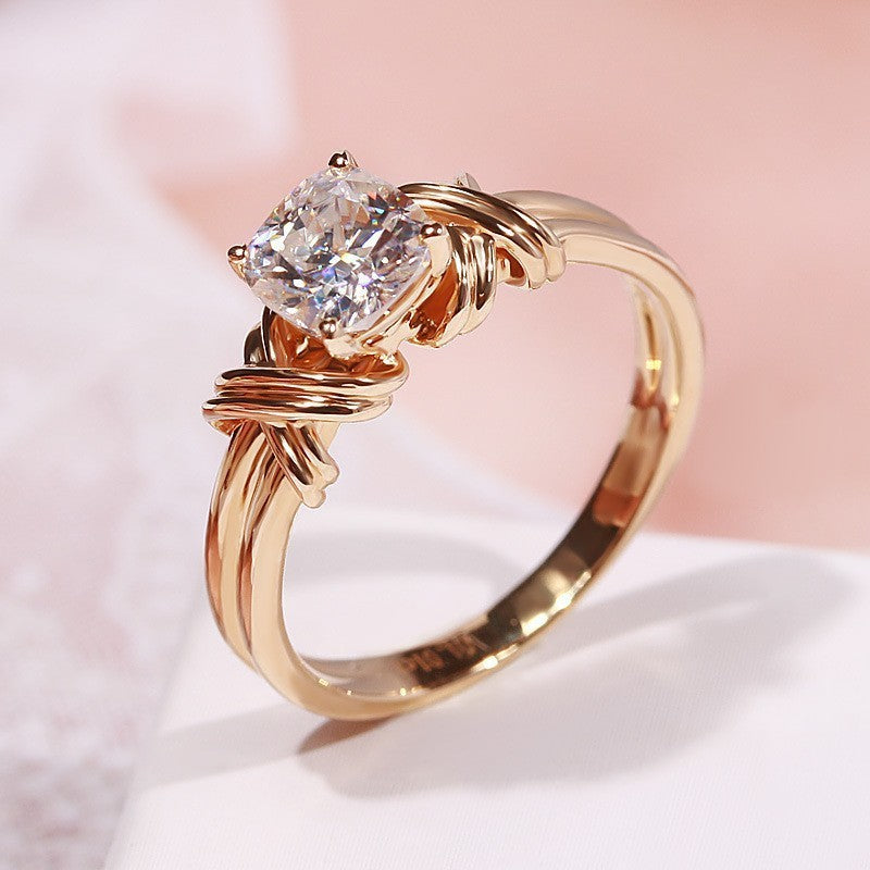 Geknoteter Statement-Ring | Gold