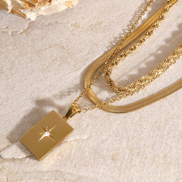 Raphaela Mehrlagige Gold Kette