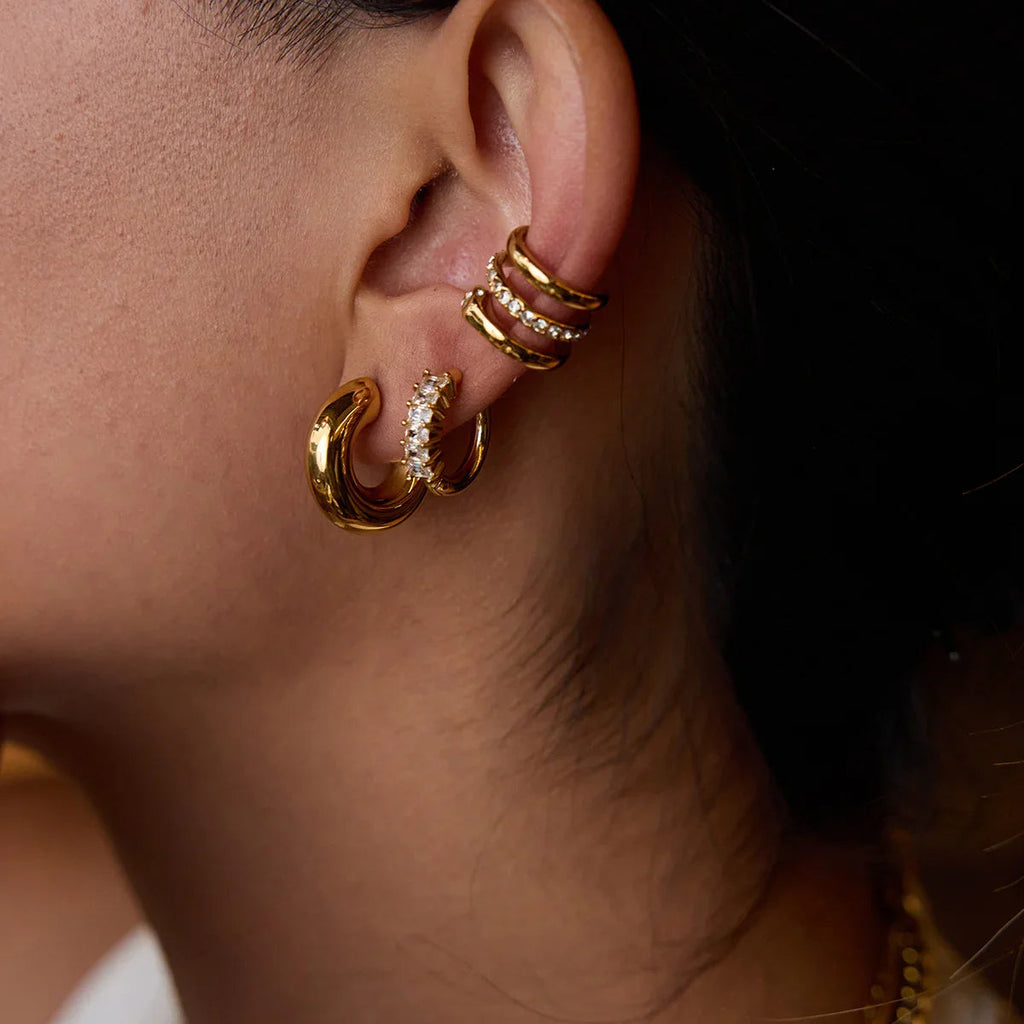 Orielle Basis Gold Ohrringe Set