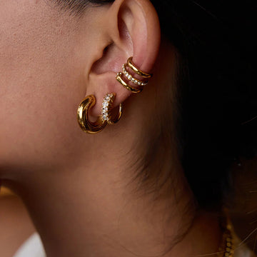 Orielle Basis Gold Ohrringe Set