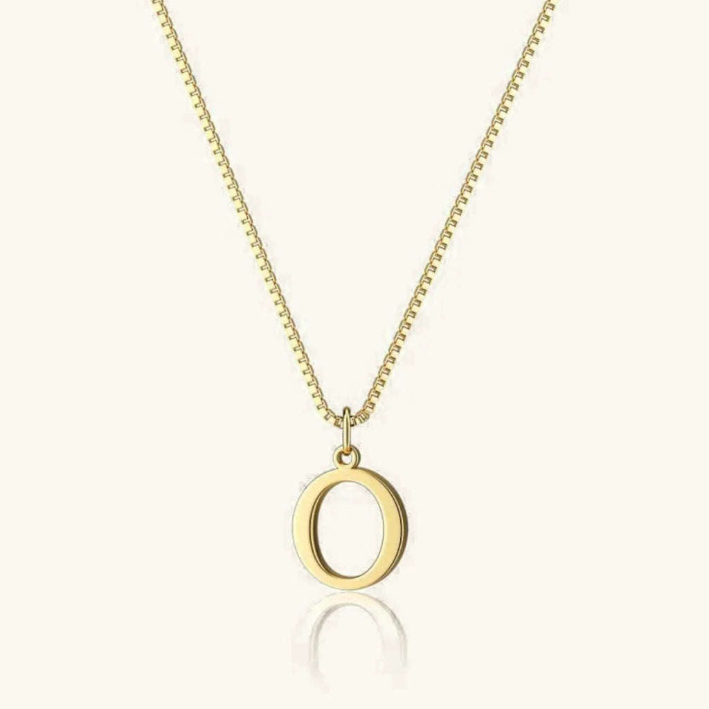 Therese Buchstaben Initial Gold Kette