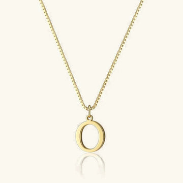 Therese Buchstaben Initial Gold Kette
